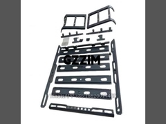 سقف نصب لوازم جانبی ماشین آلومینیوم آلیاژ سقف ریک برای جیپ Wrangler JK JL