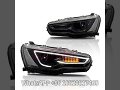قطعات اتوماتیک ABS پلاستیک LED چراغ جلو قطعات لامپ سر برای Mitsubishi Lancer 2008-2018