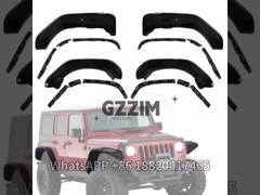 Jeep Wrangler JK JL JT لوازم جانبی خودرو سیاه بدنه گسترده فندر فلش چرخ ابرو