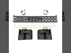 برای 2020 Land Rover Defender 90 110 عقب بمپر ساکت نکات لوله های خروجی دم سیاه گلوی نسل دوم