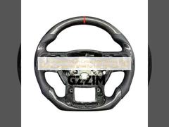 لوازم جانبی خودرو فرمان فیبر کربن سفارشی فرمان مناسب خودرو برای فورد F150 2015-2019