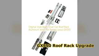 تویوتا لکسوس GX550 روف رک نقره ای مشکی
