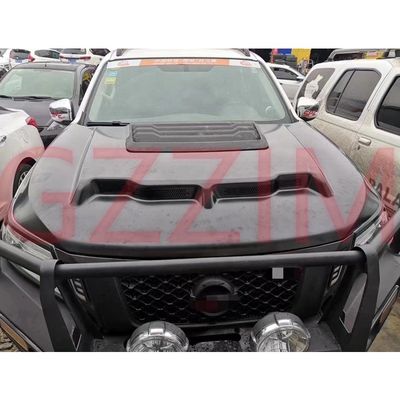 Affordable Black Stainless Aluminium Alloy Hood for Nissan NP300 2015 Car Accessories