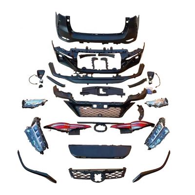 کیت های بدنی باپر جلو و عقب از پلاستیک ABS برای Fortuner 2016 - 2021
