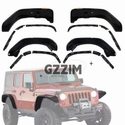 Jeep Wrangler JK JL JT لوازم جانبی خودرو سیاه بدنه گسترده فندر فلش چرخ ابرو