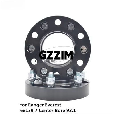 قطعات چرخ فورد رنجر اورست 6 Lug Spacers چرخ 6x139.7 مرکز سوراخ 93.1 Hub Centric Spacers
