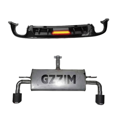 مواد ABS / PP باپر عقب لب اسپویلر برای گلف 7.5 تا GT