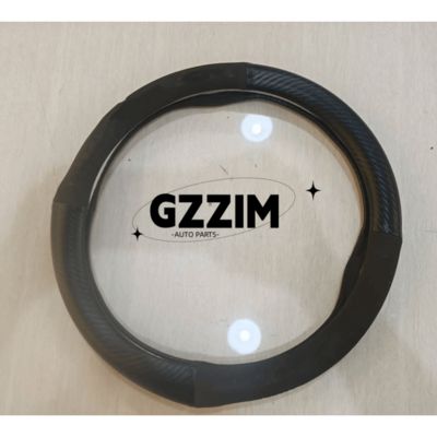 Customizable 3D Embossed PU Leather Steering Wheel Cover O Type D Type Design for Toyota Luxury Custom Logo