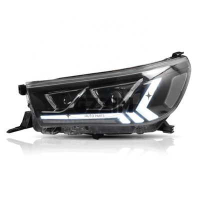 Modified LED Head Lamp for Car Light with Replacement ABS Plastic Auto Accessories For Hilux 20115-2019